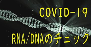 COVID-19のRNA/DNAのチェック